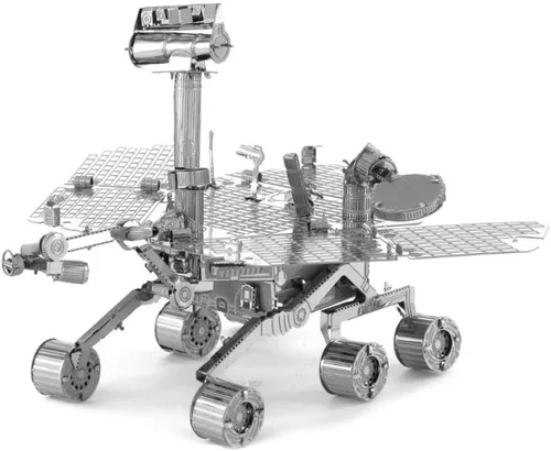 Vista 3 de Fascinations Metal Earth - Juego de 4 modelos de metal espacial - Telescopio Hubble - Apollo Lunar Rover - Módulo lunar Apollo - Mars Rover