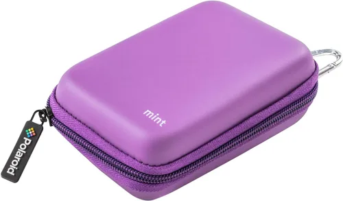Vista 2 de Polaroid Eva - Funda para cámara e impresora instantánea Mint (morado)