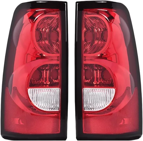 Vista 16 de G-PLUS Juego de luces traseras con bombilla, compatible con Chevy GMC C/K 1500 2500 3500, se ajusta a Chevy Silverado 1988-1999, se ajusta a Chevy