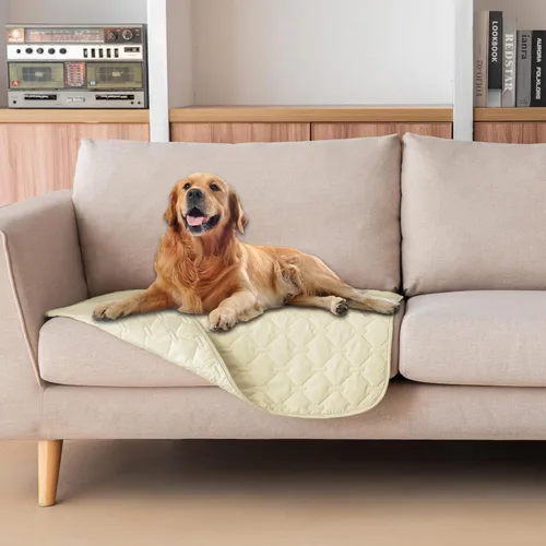 Vista 110 de gogobunny Manta para mascotas 3 veces más resistente, impermeable y a prueba de arañazos; protector de muebles reversible para perros y gatos, funda