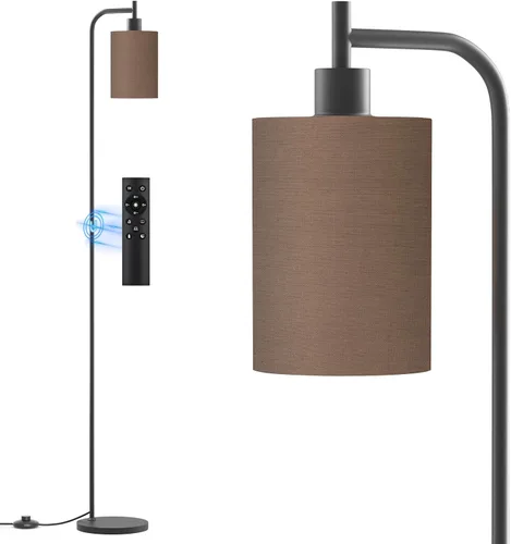 Vista 17 de SIBRILLE Lámpara de pie con pantalla de lino, lámpara de pie alta regulable con control remoto y 3 temperaturas de color, lámparas de pie modernas