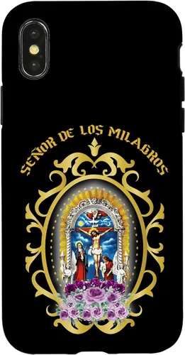 Vista 5 de El Señor de Los Milagros es el patrón de la funda peruana Lima Perú para iPhone 17