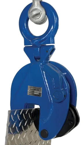 Vista 4 de Vestil Abrazadera de placa vertical de acero EPC-80 6,600 Lb. Capacidad Azul