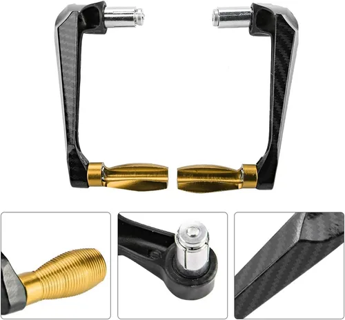 Vista 7 de KIMISS Manillar universal de aluminio CNC de 7/8 pulgadas, 0.866 in, palanca de embrague de freno para motocicleta, motocicleta, scooters, coches
