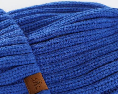 Vista 3 de Home Prefer Gorro de invierno para hombre, gorro de punto de vellón, gorro cálido para hombre y mujer