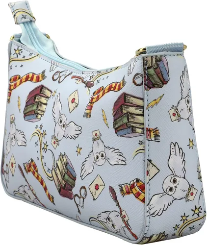 Vista 3 de Juego de bolsos y monederos de Harry Potter, Azul Patchwork, osfa