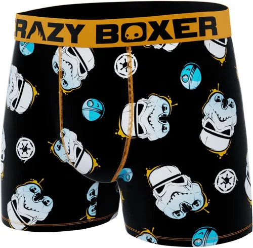 Vista 4 de CRAZYBOXER Ropa interior para hombre Star Wars Freedom of Movement Original Boxer Brief Ligero (Paquete de 2), Aop2