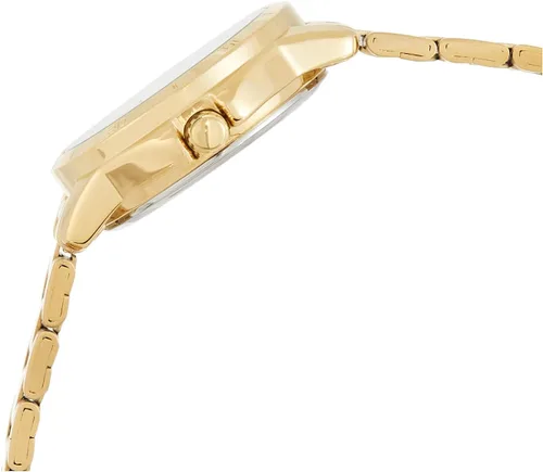 Vista 2 de Casio LTP-V004G-1B - Reloj de pulsera para mujer, color dorado y acero inoxidable, esfera negra