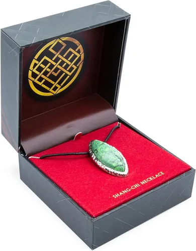 Vista 2 de SalesOne LLC Marvel Studios Shang-Chi y la Leyenda de los Diez Anillos Collar con colgante verde, Metal