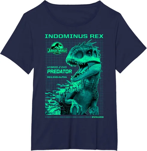 Vista 19 de Jurassic World Indominus Rex Hybrid Predator T-Shirt Small Negro