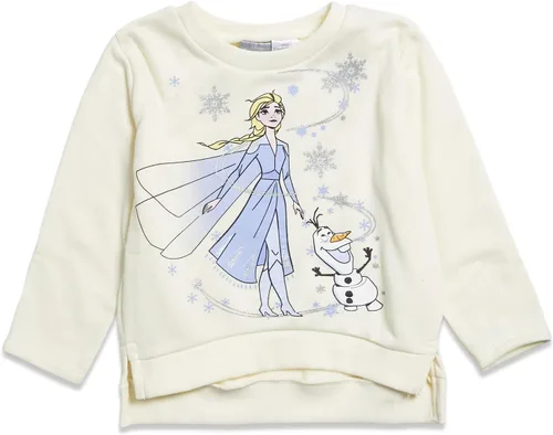 Vista 2 de Disney Frozen Princess Anna Elsa Baby Girls Sweatshirt and Leggings Outfit Set Infant to Big Kid