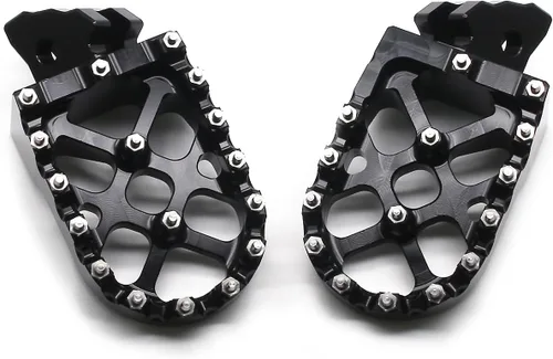 Vista 2 de MZS Estriberas eléctricas para motocross compatibles con X3 XXX MX3 MX4 MX5, estriberas Ebike MX más anchas reposapiés resto pedal CNC aluminio negro