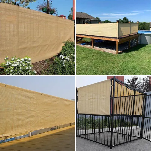 Vista 8 de Tela de sombra 90% para patio, pérgola de 6 x 6 pies, tela transpirable para playa, terraza, porche, cenador, cochera, parasol al aire libre