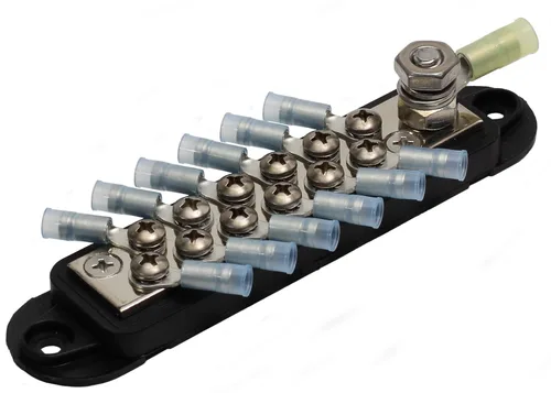 Vista 5 de Fastronix 12 Terminal Ground Terminal Distribution Block Kit (Pack of 3)