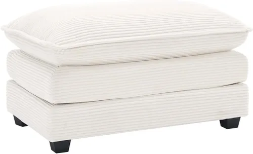 Vista 151 de Sofá Loveseat Grande en Beige y Blanco de 194.8 cm, Sofás Seccionales de 2 Plazas Grandes para Sala de Estar, Sofá Seccional Modular de Tela