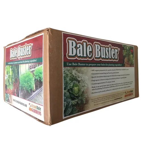 Vista 2 de El kit de iniciación de jardinería con balas de paja incluye libro de instrucciones de Karsten y BaleBuster 5 Organic SBG Preparation Mix