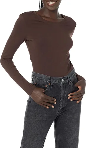 Vista 21 de Amazon Essentials Camiseta de manga larga y cuello redondo para mujer (disponible en tallas extragrandes)
