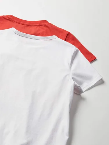Vista 4 de Kid Nation Kids Unisex 2 paquetes de camisetas y pijamas sólidos y gráficos para niños de 4 a 12 años