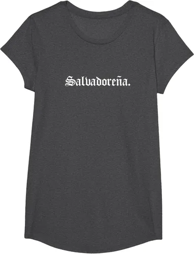 Vista 71 de Camiseta Salvadoreña Mujer, Negro