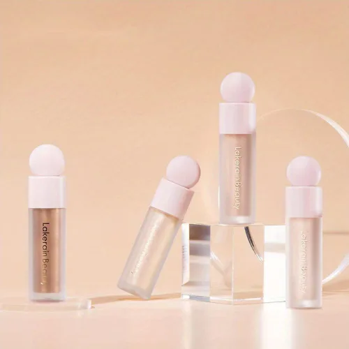 Vista 7 de GECOMO Liquid Contour Beauty Wand iluminador facial bronceador en barra de maquillaje, acabado húmedo, textura suave y sedosa hidratante, 0.25 onzas