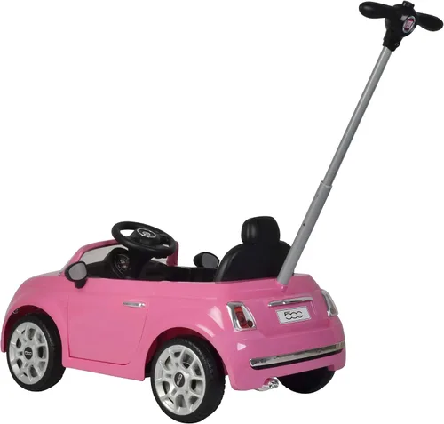 Vista 6 de Best Ride On Cars Fiat 500 - Coche de empuje, color rosa