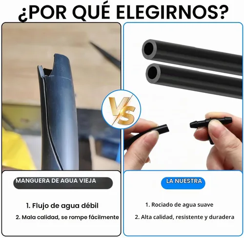 Vista 4 de 13 piezas de manguera de limpiaparabrisas para automóvil de 4M con 12 piezas de conectores de manguera para la mayoría de las mangueras
