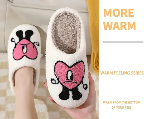 Vista 5 de Zanjkr Slippers For Women Men Fuzzy Slippers Warm Cozy House Slippers For Women Indoor Outdoor Slippers
