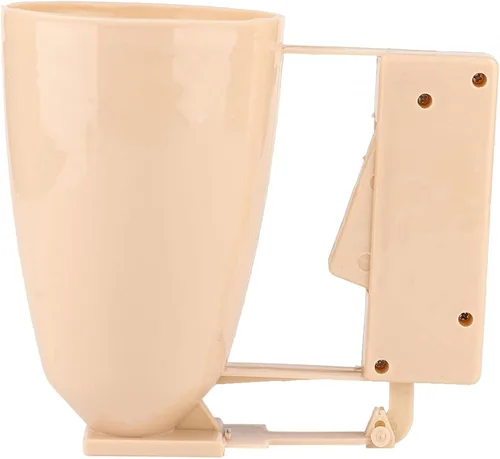 Vista 8 de Dispensador de masa para panqueques, dispensador de panqueques de plástico para cupcakes, para hornear, postres, dispensador de panqueques