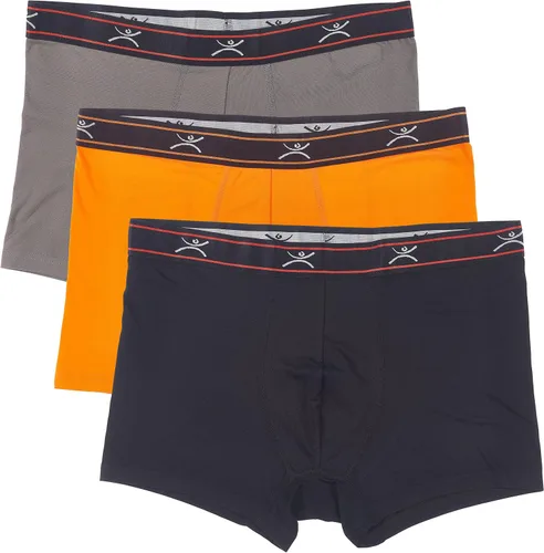 Vista 5 de Terramar Troncos de seda para hombre de 3" Negro