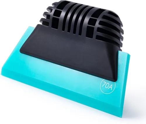 Vista 10 de FOSHIO Escobilla de goma PPF con mango antideslizante para limpieza de ventanas, puerta de cristal de ducha, parabrisas de coche