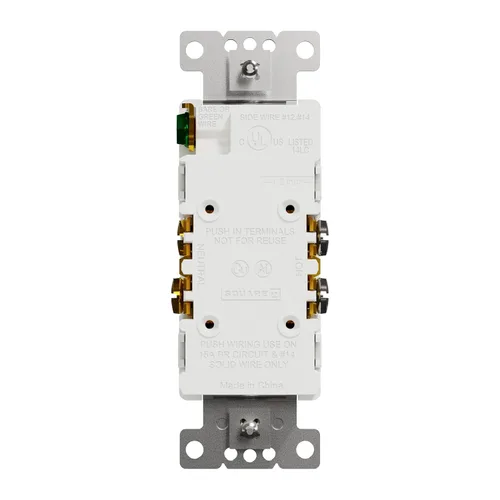 Vista 2 de Square D by Schneider Electric Square D X Series 125 voltios resistente a la intemperie y a manipulaciones para exteriores toma de corriente dúplex