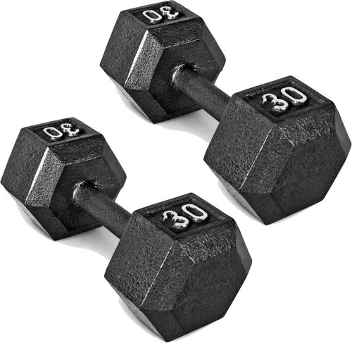 Vista 68 de CAP Barbell Mancuerna hexagonal de hierro fundido Múltiples opciones