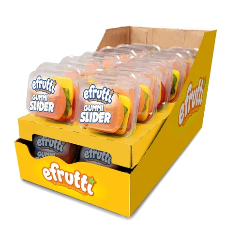 Vista 9 de efrutti - Mini cupcakes, caramelos de goma afrutados, envueltos individualmente, 60