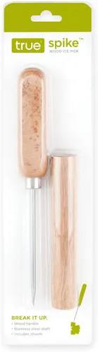 Vista 9 de True Spike - Herramienta de acero inoxidable con tapa y mango de madera para cócteles, restaurantes, bares, camping, accesorios de bar en casa, 8.5