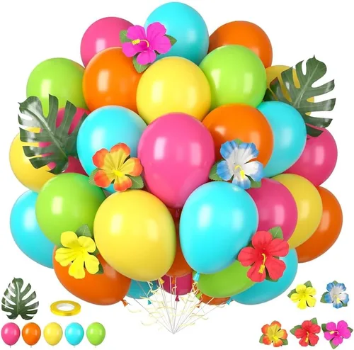 Vista 27 de Globos azules y negros, 35 unidades, globos de látex azul oscuro, negro y plateado con confeti plateado para cumpleaños, baby shower, bodas