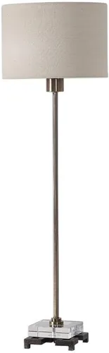 Vista 3 de Uttermost Lámpara de mesa tipo buffet de latón antiguo Danyon