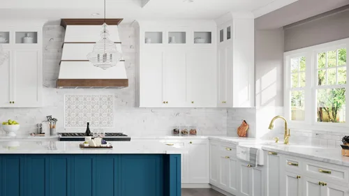 Vista 10 de Pfister Alderwood - Grifo de cocina con rociador extraíble y dispensador de jabón, de una sola manija, certificado NSF, acabado en oro cepillado