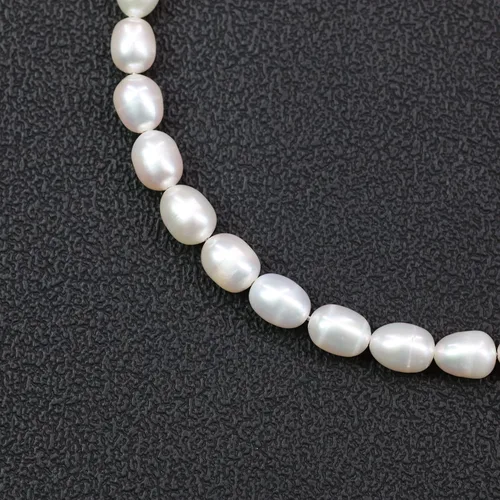 Vista 5 de COAI Collar de perlas de agua dulce para mujer y niña, Perla de agua dulce, Agua dulce perla