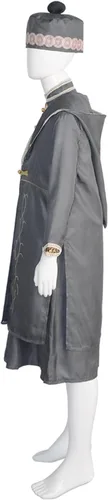 Vista 3 de Disfraz de lujo para niños, disfraz de gran mago, cosplay, capa, uniforme de lujo para niños, Halloween