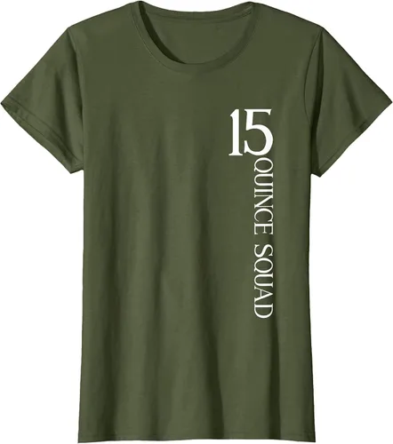 Vista 89 de Quince Squad Quinceanera 15th Birthday - Camiseta de quinceañera para niñas Asphalt Grey