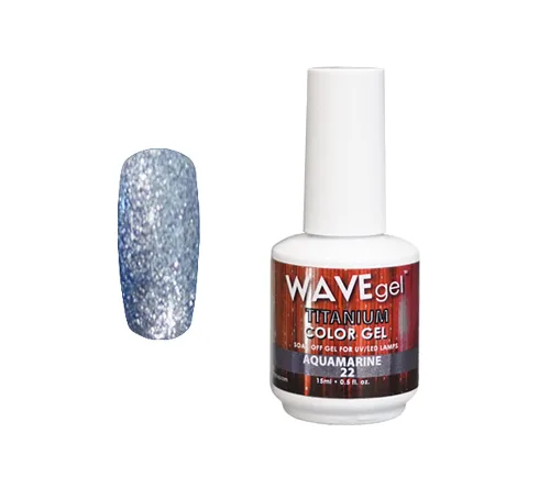 Vista 35 de WAVEGEL - Esmalte de uñas en gel con purpurina, colección Titanio, #28 Twinkle Pink I 0.5 onzas