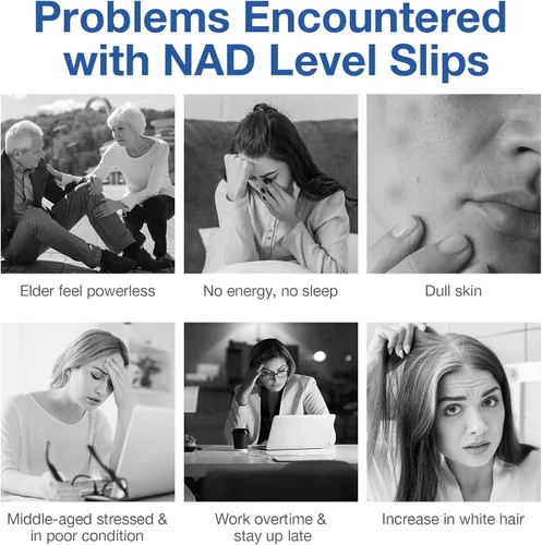 Vista 2 de Suplemento NAD - NAD nicotinamida ribósido resveratrol 1000 mg para hombres mujeres, NAD liposomal Plus para energía antienvejecimiento, suplemento