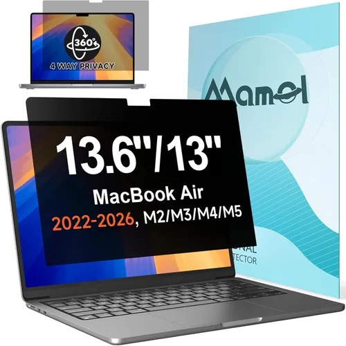 Vista 20 de Mamol Protector de pantalla magnético para iPad de 11ª generación (A6, 2025)/10ª generación (2022), protector de pantalla de privacidad, iPad