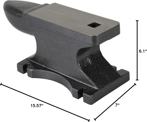 Vista 12 de Olympia Tools - Yunque de hierro fundido de 50 libras para aficionados