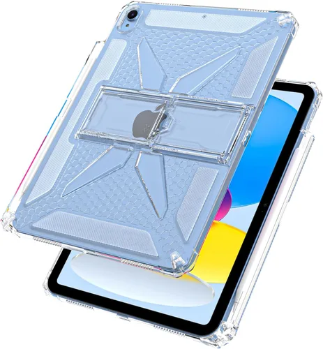 Vista 16 de Clear Stand Case for iPad Air 3 (Air 3rd Generation) 10.5 inch 2019 & iPad Pro 10.5 inch 2017 with Pencil Holder/Kickstand Soft TPU Back Silicone