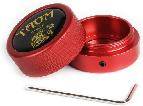 Vista 10 de TAOM - Soporte para tiza de billar, herramienta práctica redonda, accesorios de billar, mini estuche magnético para punta de tiza, contenedor