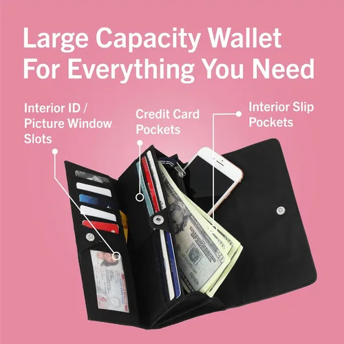Vista 3 de Nautica El organizador perfecto para llevar todo el dinero para mujer con bloqueo RFID Organizer, with RFID Blocking