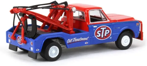 Vista 3 de Truck 1/64 1971 Chevrolet C-30 Wrecker Remolque STP aceite Dually Drivers 11 46110-B