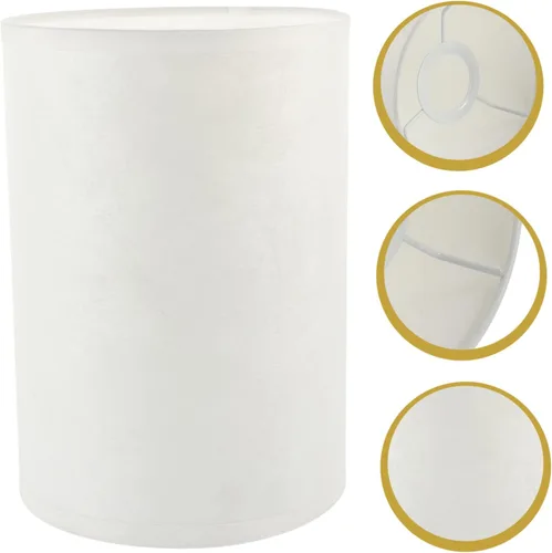 Vista 6 de ORFOFE Lámpara de mesa con patrón de mármol, pantalla decorativa moderna para bombillas, elegante diseño de tambor para lámparas de acento