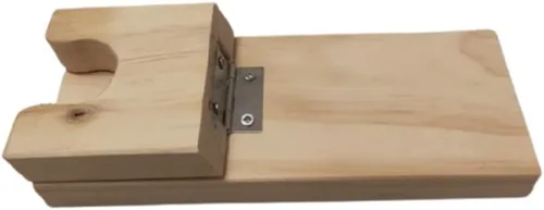 Vista 3 de Soporte para pistola de pegamento caliente/soporte para pistola de pegamento termofusible de madera/base de pistola de pegamento termofusible